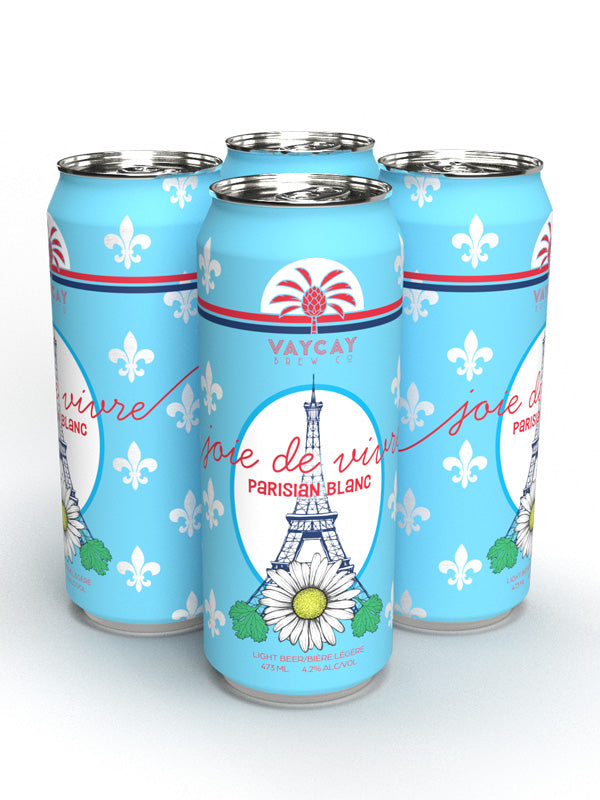 4 pack - Joie De Vivre Parisian Blanc (WIT)