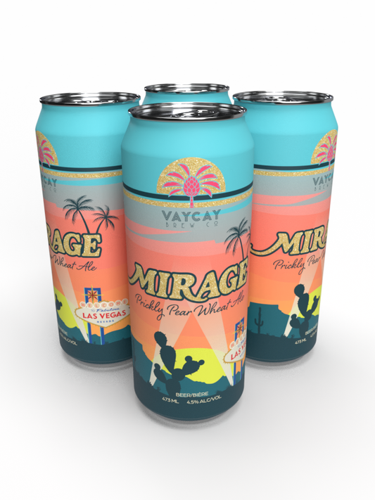 4 Pack - Mirage Prickly Pear Wheat Ale