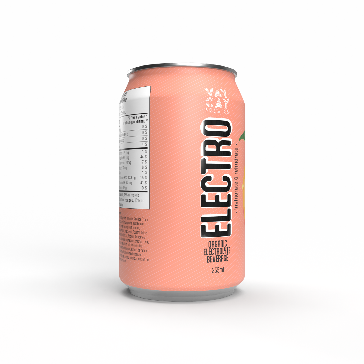 6 Pack - Electro - Peach Calm Non Alcoholic Electrolyte Drink