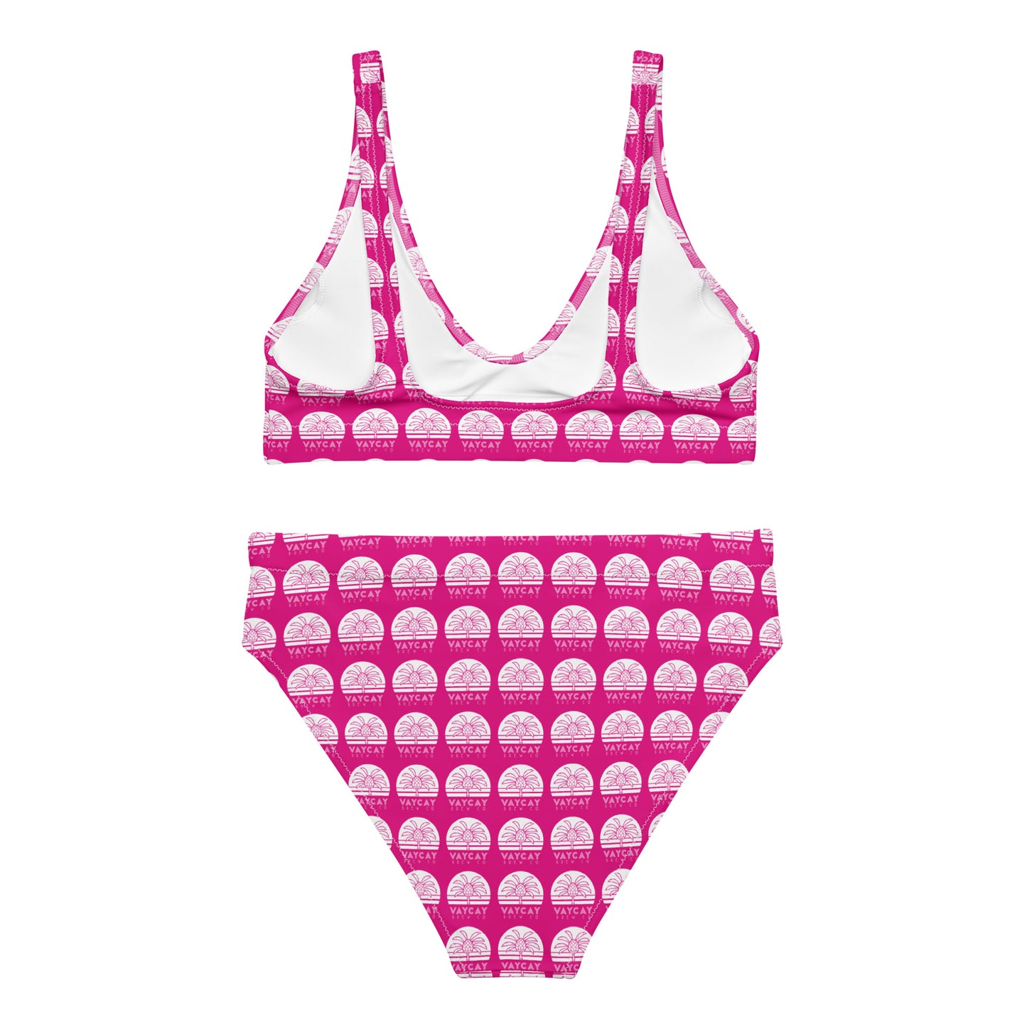 Recycled high-waisted bikini