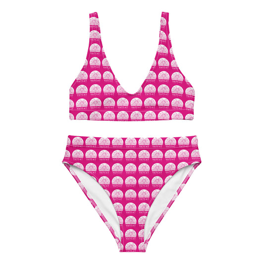 Recycled high-waisted bikini